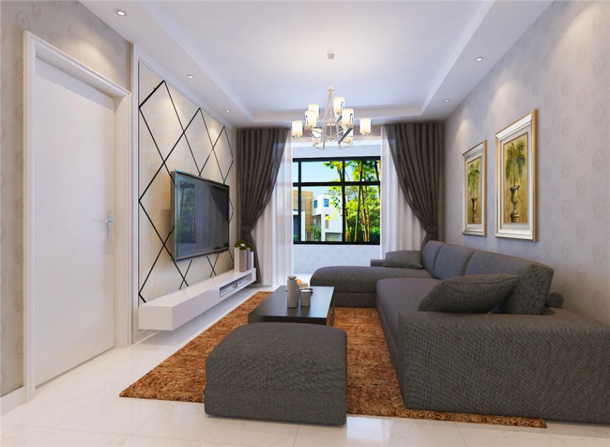 邯鄲裝修案例趙都新城12號地93現代簡約 